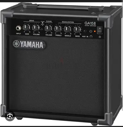 Yamaha guitar with amp and effects