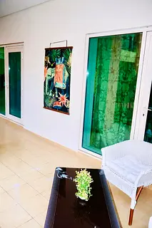 Fully Furnished family room with attached balcony