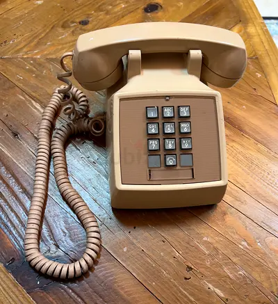 Vintage Push Button Desk Telephone
