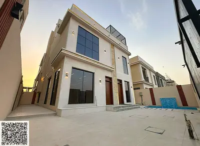 🏡 Luxury modern villa with pool for sale in Ajman | 5 master bedrooms | Freehold