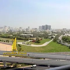 Luxury one-bedroom apartment with a balcony and open views. Ajman City Tower. Fully furnished, avail