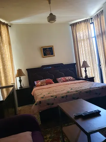 Furnished master bedroom attached bathroom &Balcony on Abu Dhabi corniche street