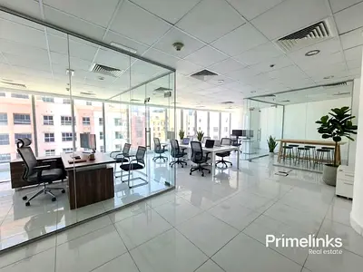 Prime Location | Modern Glass-Partitioned Office