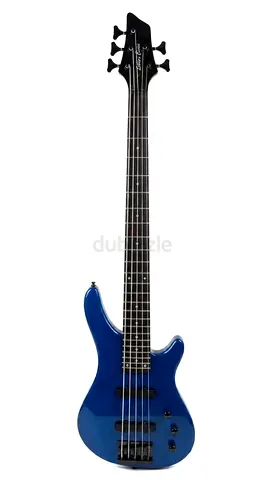 Lucky Star 5 Strings Bass guitar - Blue - Brand new