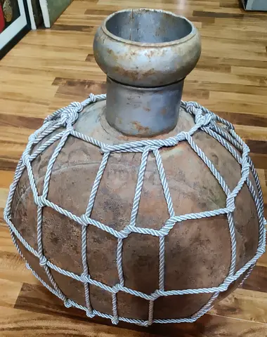 Vintage antique metal decorative vessel-56cm height