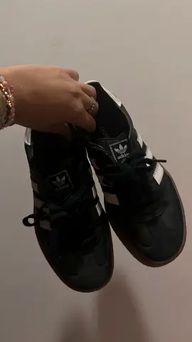 Original Black Adidas Samba sneakers, size around EU 37-38