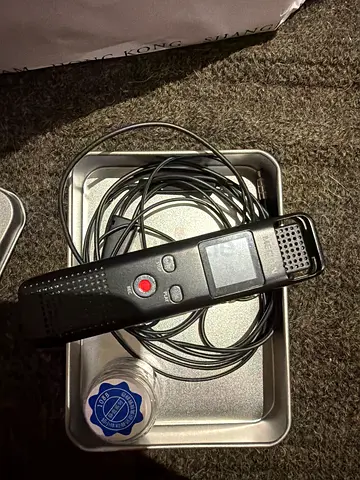 Handheld Digital Voice Recorder with USB — + spy ear piece Used