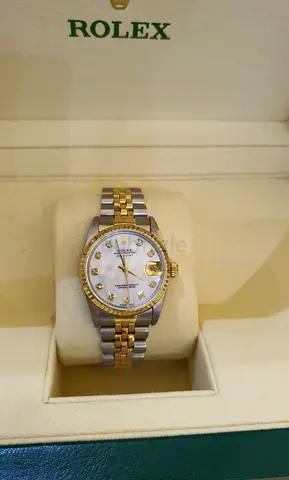 Rolex two-tone ladies watch with original box