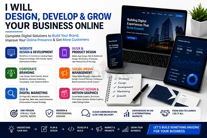 Web Designer | Web Development | Website Design | SEO&Digital Marketing | UIUX | Corporate Branding