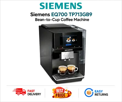 Siemens EQ700 TP713GB9 Coffee Machine, Excellent Condition - FREE DELIVERY WARRANTY