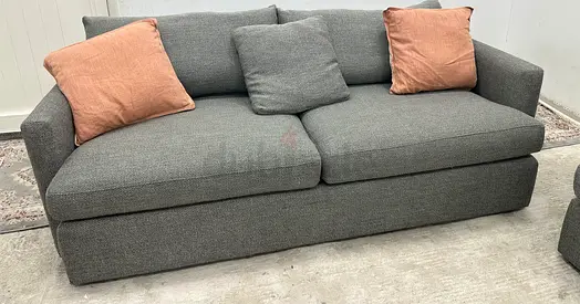 Excellent condition crate&barrel three seater sofa