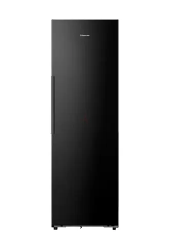 Hisense Tall Upright Fridge - Single Door, Black