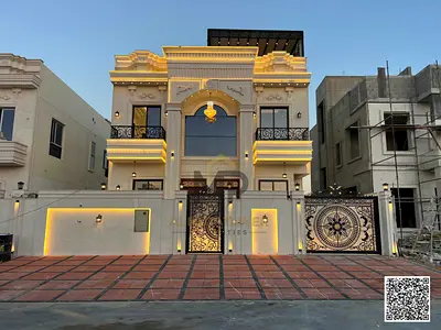 Own a luxurious villa with an elegant classic design, two floors with a roof, including registratio