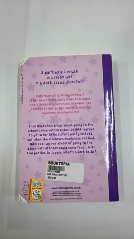 Dork Diaries: Party Time (Used Paperback Middle Grade)