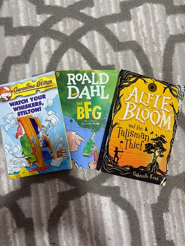 Set of 3 Children's Books — Alfie Bloom, The BFG & Geronimo Stilton