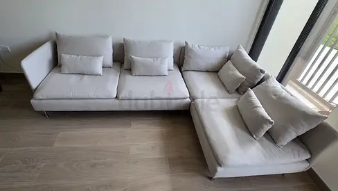 Perfect condition IKEA Sodhremn Corner L Shape Sofa Beige