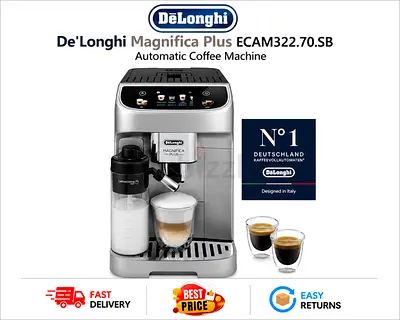 De'Longhi Magnifica Plus Coffee Machine ECAM322.70.SB - Excellent Condition FREE DELIVERY, WARRANTY