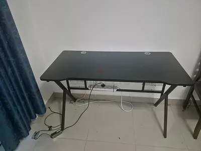 computer desk with cable grommets - good condition