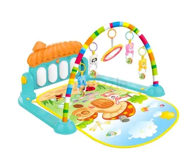 Baby Activity Play Gym with Piano and Hanging Toys - Lightly used