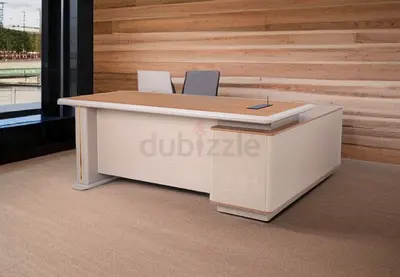 Brand new Wooden L shape Table Available