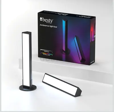 Smart LED Ambience Light Bars. Besty (set of 2) (NEW. NEVER USED)