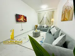 Luxury apartment, second occupancy, two bedrooms, living room, and balcony. Ajman, Al Nuaimiya. Full