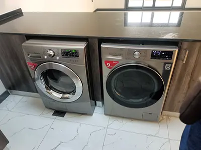 LG 9 kg washer and 9 kg dryer separate set