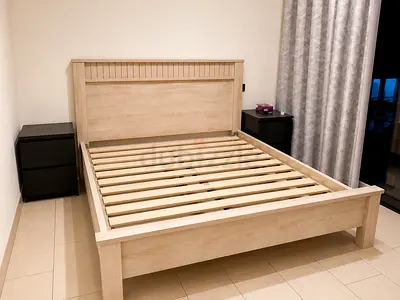 King Size Bed and Nightstands in Perfect Condition