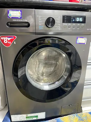Super wash 8kg Front Load Washing Machine in Dark Grey