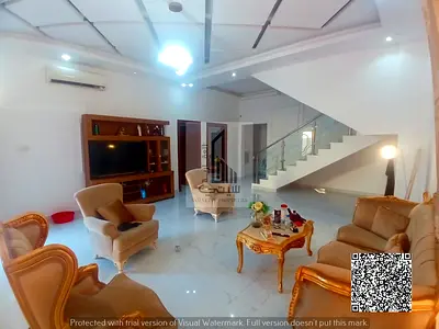 Villa for rent in Al-Yasmin | 5 master bedrooms | Maid's room | 85,000