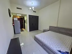 ONLY 3,800/- MONTHLY WITH CONNECTED DEWA & CHILLER - HIGHER FLOOR - FURNISHED