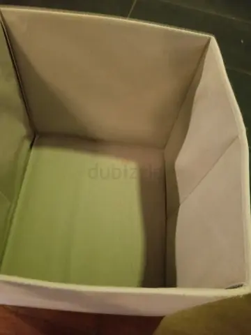 Ikea kosingen box available 6qty Light Beige Fabric Storage Box / Organizer - Good Condition