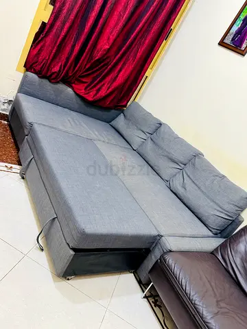 IKEA Blue Sofa Bed – AED 650