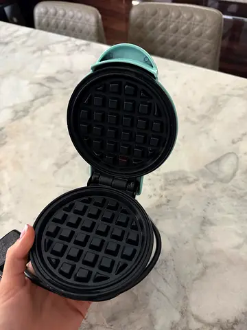 Mini Waffle Maker - Compact Single Serve