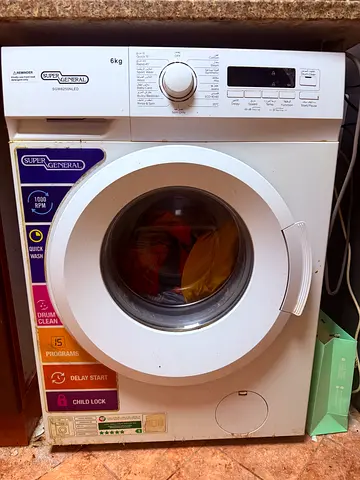 Super General 6kg Front Load Washing Machine