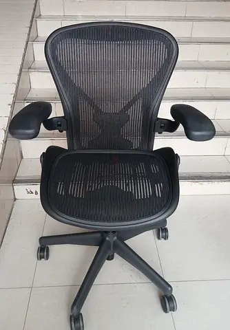 For Sale Herman Miller Aeron Chair Size B And C Fully Loaded Posture Fit