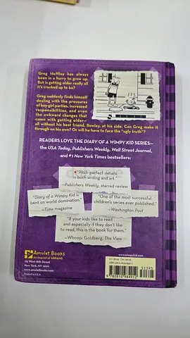 Diary of a Wimpy Kid (Back Cover) - Jeff Kinney