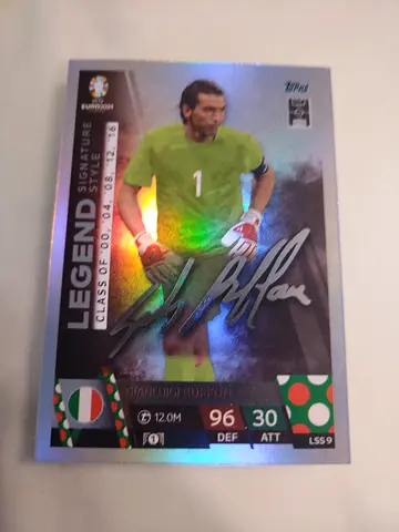 Signed Gianluigi Buffon Legend Trading Card (Topps) - Rare