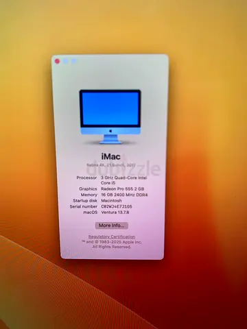 Apple iMac Retina 4K. 2017 (21.5-inch)