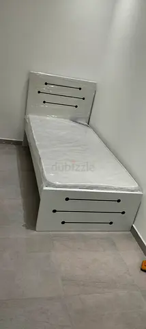 Single bed with mattress available
