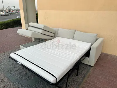 Like new condition Ikea vimle lshape sofabed under storage