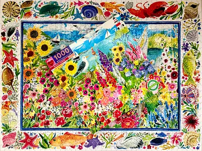 EeBoo “Seagull Garden” Puzzle (1000 pieces)