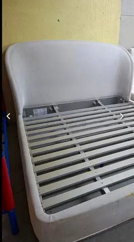 Upholstered Bed Frame with Headboard
