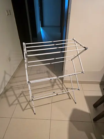 Foldable Metal Clothes Drying Rack - Lightweight and Compact