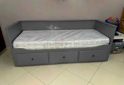 IKEA Hamnes day bed with 2 mattress and 3store