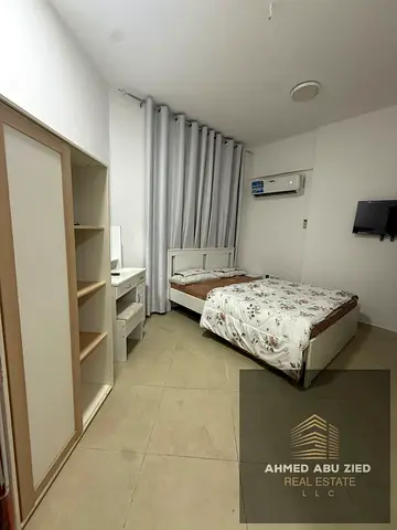 Furnished Studio for Monthly Rent in Al Nuaimiya 1, Near Gulfa Bridge, with Spacious Parking, All Bills, Internet and Parking Included