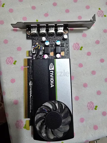 Used NVIDIA T600 GPU with 4x DisplayPort outputs - PCIe x16
