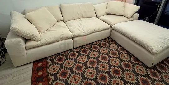Feather 🪶 filled cloud sofa
