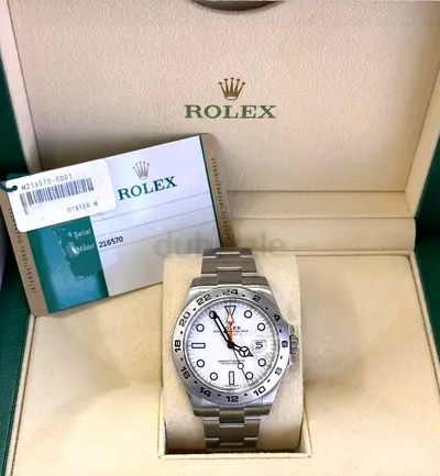 Rolex Explorer II Stainless Steel Men’s Watch 1:1 Clone With box and card