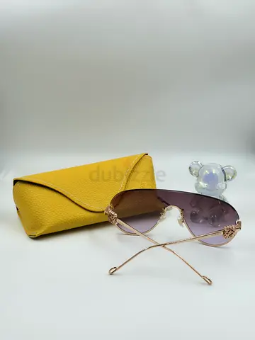 Loewe Gold-frame Gradient Lens Sunglasses with Yellow Case